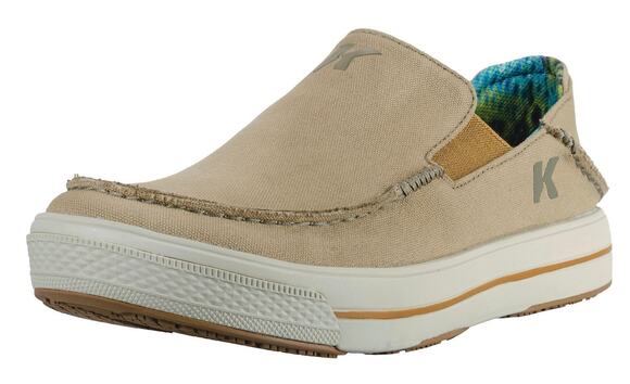 KORKERS FISH MOC BASS W/FIXED KLING-ON DECK SOLES, TAN, SIZE 13 main image 7